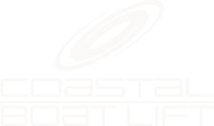 Coastal Boat Lift Logo White